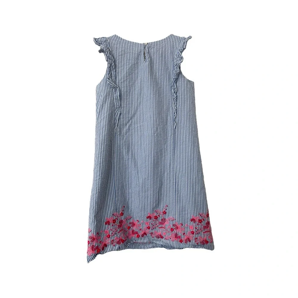 GAP Blue and Pink Sundress with Flutter Sleeves - Picture 2 of 6